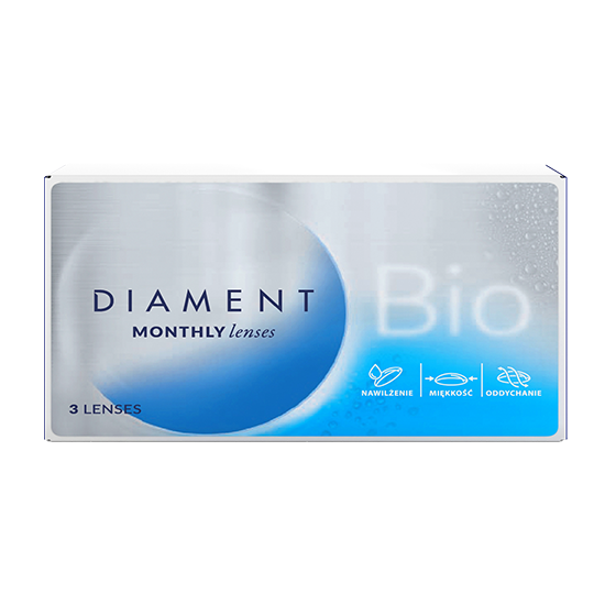 Soczewki kontaktowe Diament Bio 3 szt.