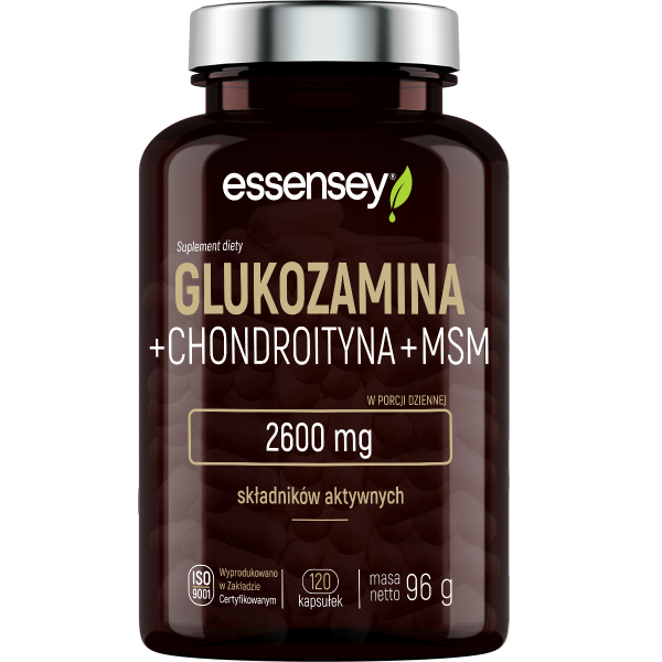 Glukozamina Chondroityna i MSM w 120 kapsułkach