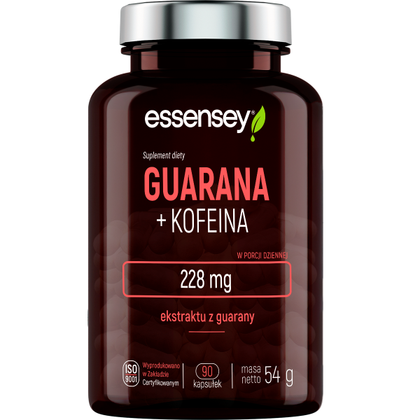 Guarana and Caffeine in 90 capsules