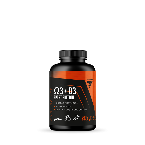 Kwasy Tłuszczowe Omega 3 + D3 Sport Edition