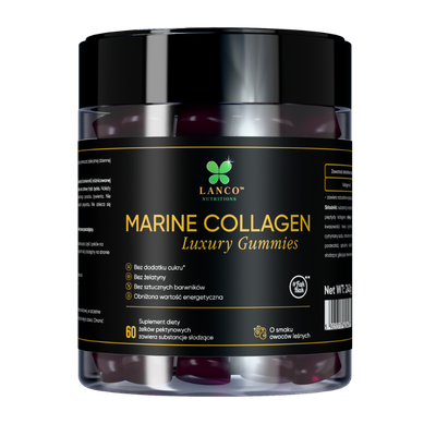 MARINE COLLAGEN Luxury Gummies owoce leśne - 60 żelek
