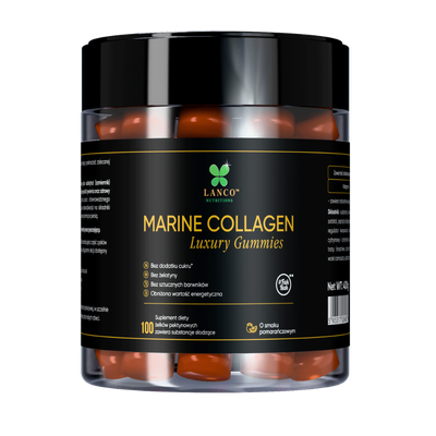 MARINE COLLAGEN Luxury Gummies pomarańcza - 100 żelek