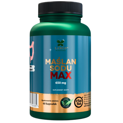 Lanco Nutritions Maślan Sodu Max - 60 kapsułek
