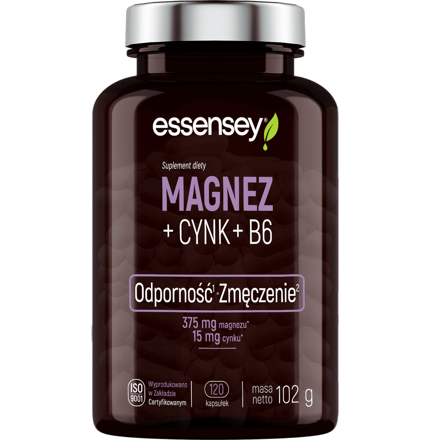 Magnesium + Zinc + Vitamin B6 – 120 capsules