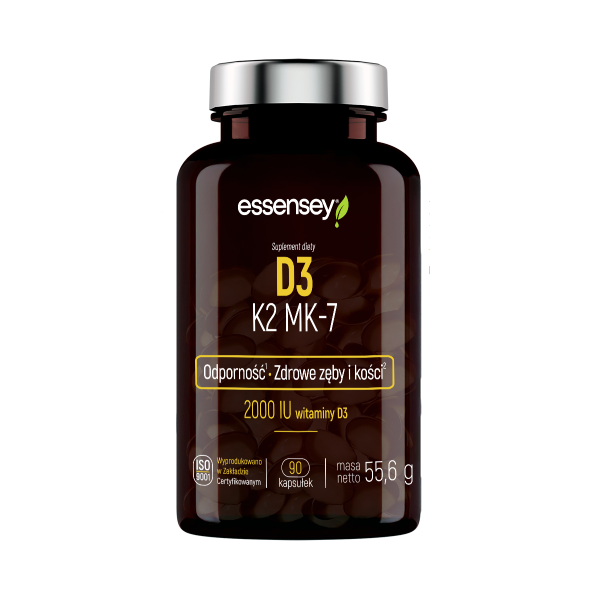 Vitamin D3 K2 MK-7 in 90 Capsules