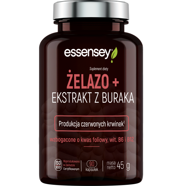 Iron + Beetroot Extract in 90 capsules