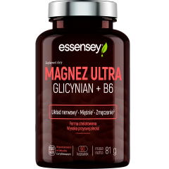 Magnez Ultra Glicynian + B6 w 90 kapsułkach