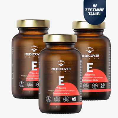 Naturalna Witamina E 3x60 kaps.