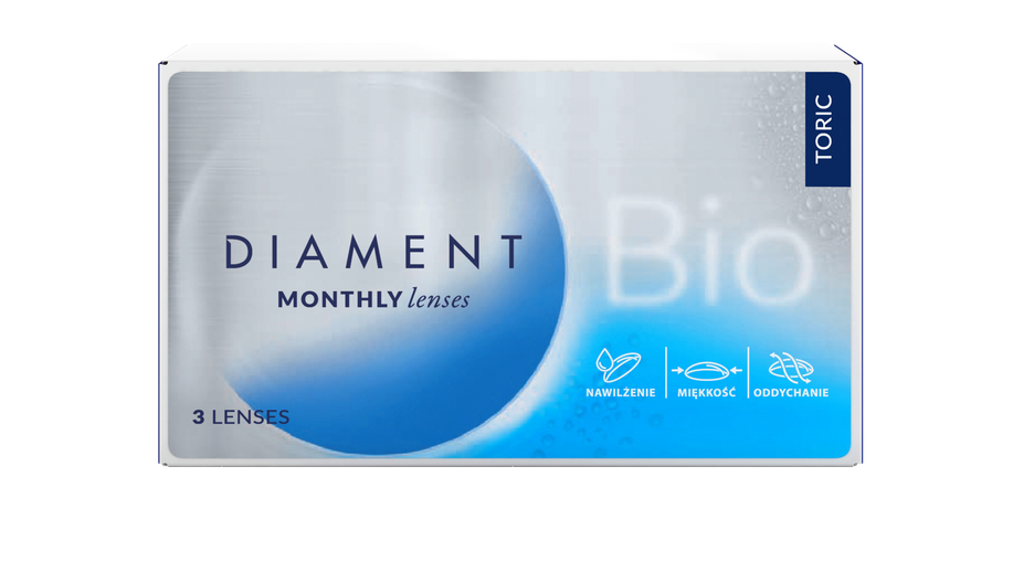Soczewki kontaktowe Diament Bio Toric 3 szt.