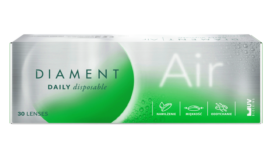 Soczewki kontaktowe Diament Air 30 szt.