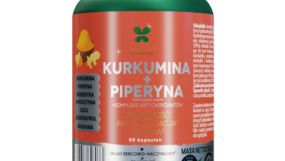 Lanco Nutritions Kurkumina + Piperyna - 60 kapsułek