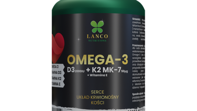 Lanco Nutritions Omega-3 + D3 + K2 60 kapsułek