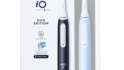 Oral-B iO3 Duo Black & Blue Electric Toothbrush