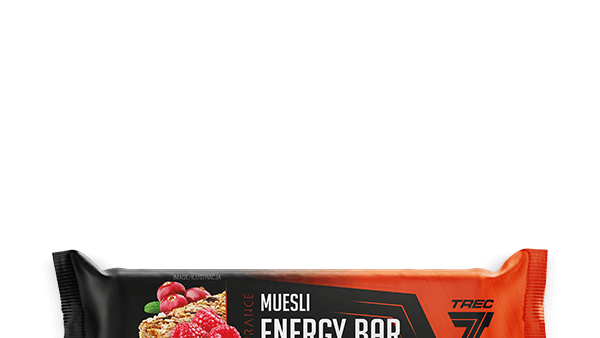 Baton muesli o smaku żurowinowo-malinowym