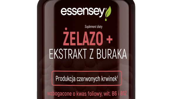 Żelazo + Ekstrakt z Buraka w 90 kapsułkach