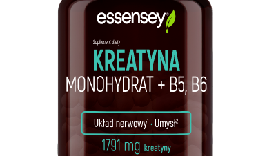 Kreatyna Monohydrat + B5, B6 w 90 kapsułkach