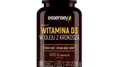 Witamina D3 w oleju z krokosza w 120 kapsułkach