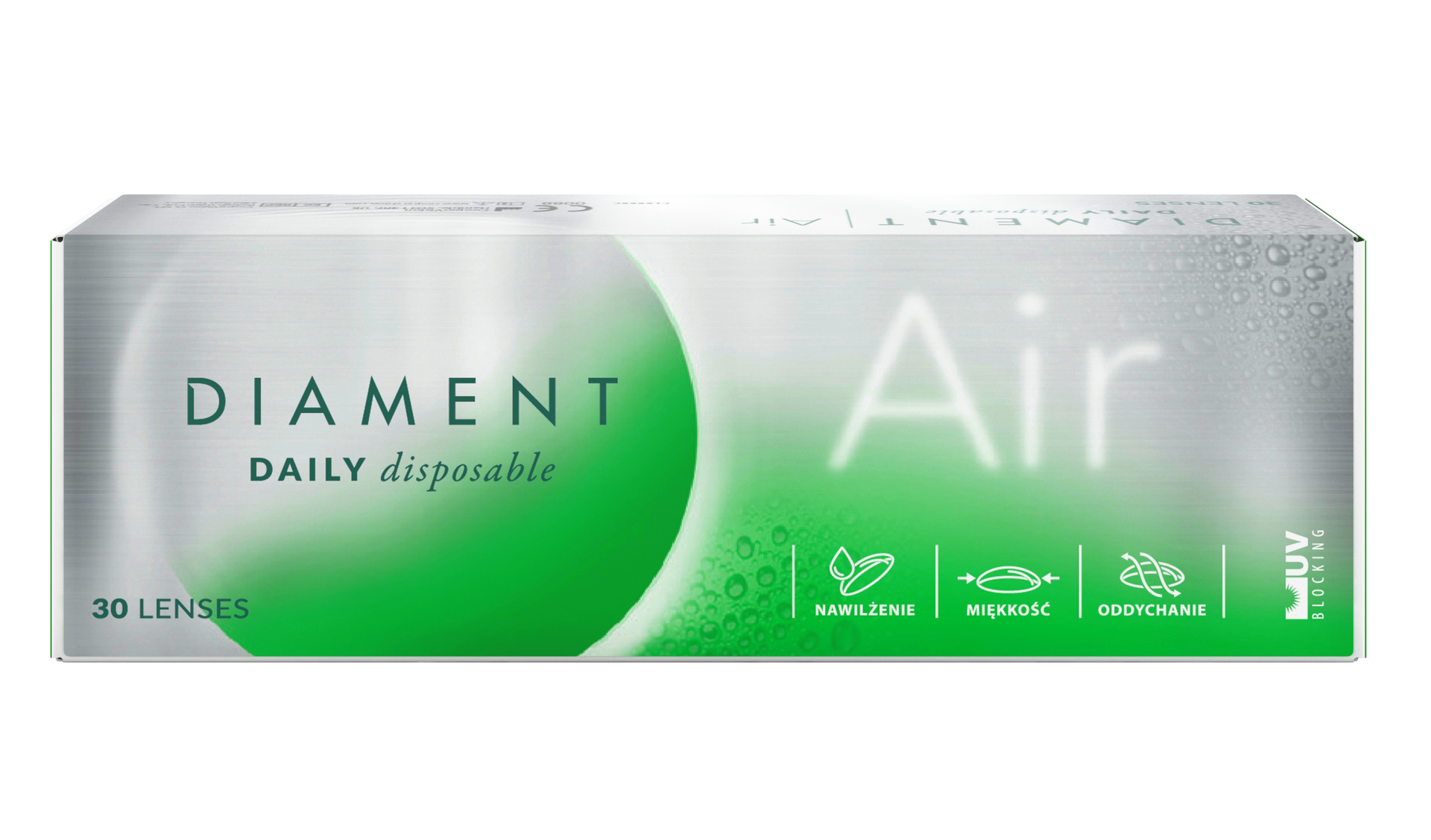 Soczewki kontaktowe Diament Air 30 szt.