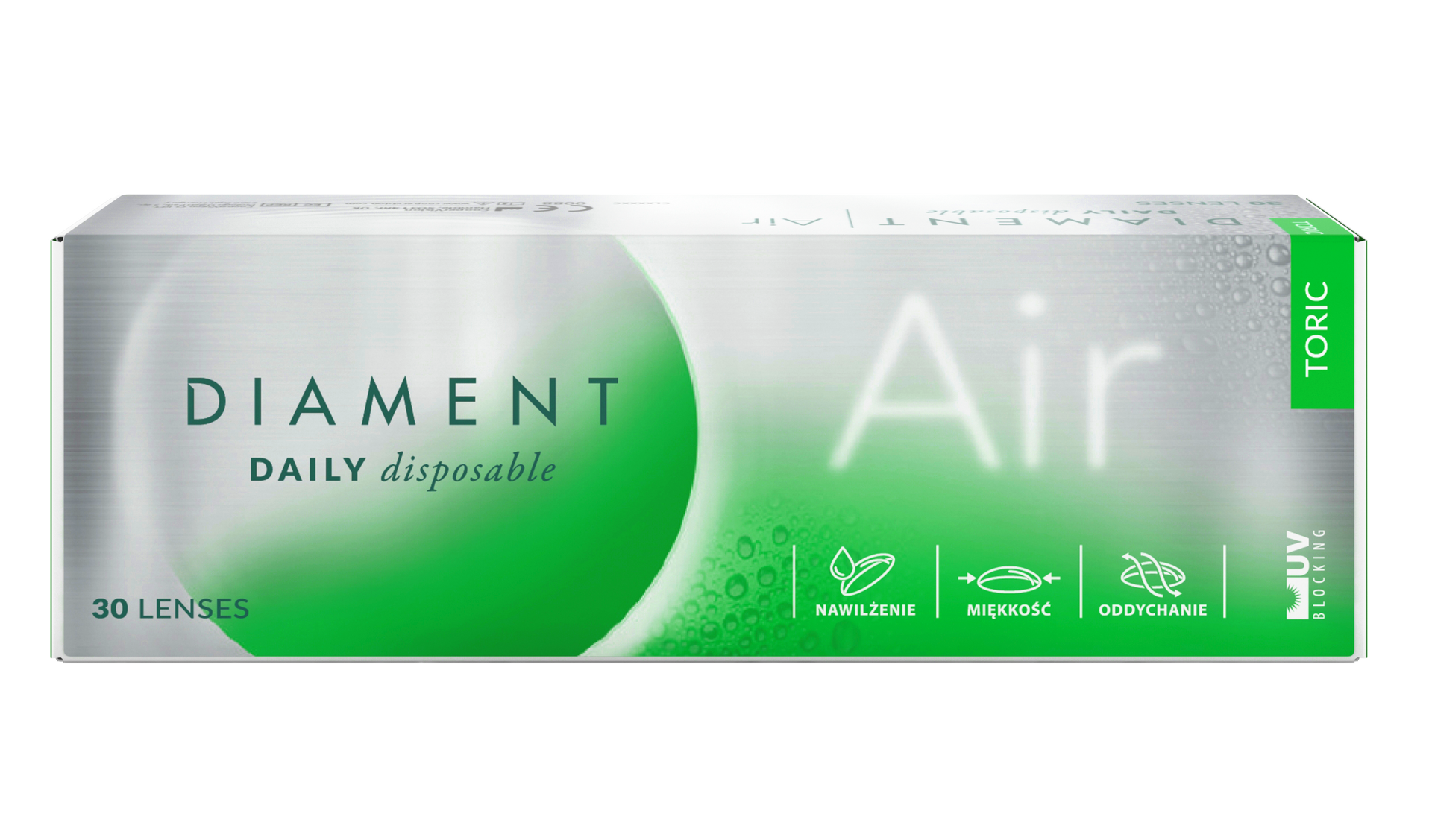 Soczewki kontaktowe Diament Air Toric 30 szt.