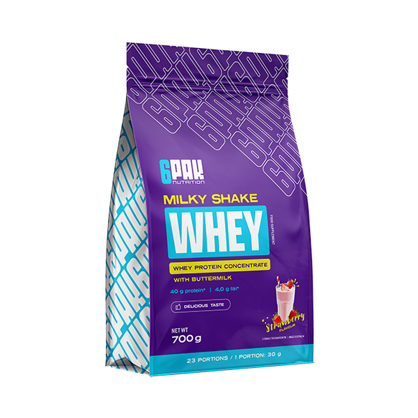 Białko Milky Shake Whey Truskawka