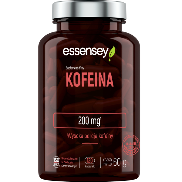 Kofeina 200mg w 120 kapsułkach