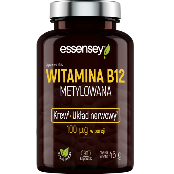 Witamina B12 Metylowana w 90 kapsułkach