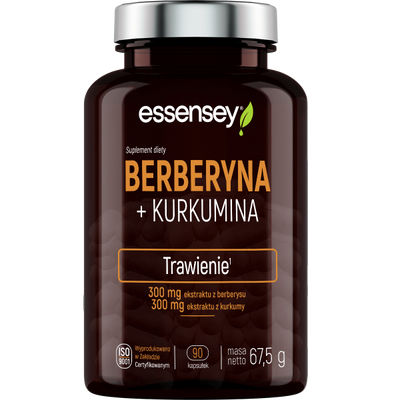 Berberyna + Kurkumina w 90 kapsułkach