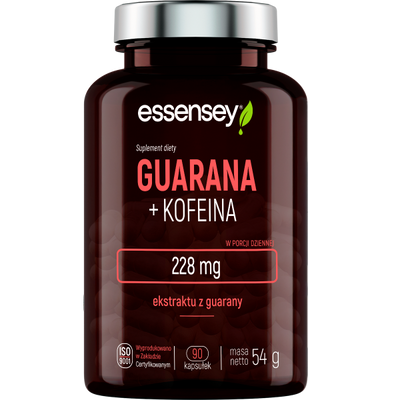 Guarana i Kofeina w 90 kapsułkach