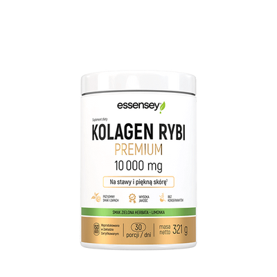 Kolagen Rybi Premium Smak Zielona Herbata - Limonka 10000 mg