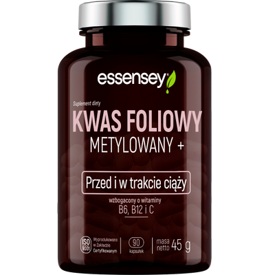 Kwas Foliowy Metylowany + w 90 kapsułkach