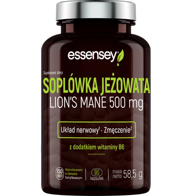 Soplówka Jeżowata w 90 kapsułkach