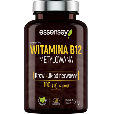 Witamina B12 Metylowana w 90 kapsułkach