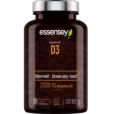 Witamina D3 w 120 kapsułkach