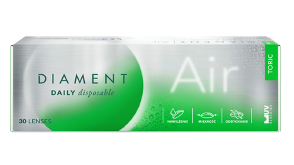 Soczewki kontaktowe Diament Air Toric 30 szt.