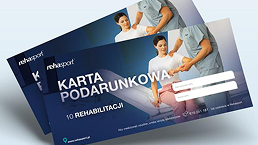 Karta podarunkowa Pakiet 10 rehabilitacji